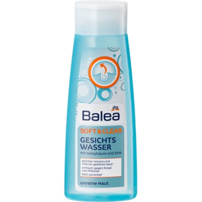 Balea (Балеа) SOFT & CLEAR Gesichtswasser Вода для очищения лица	, 200 мл