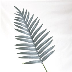 Ветка декоративная Пальма 70 см серебристо - зеленая