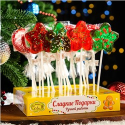 Карамель леденцовая на сахаре, с декором «Праздничное конфетти», ассорти, 24 г