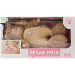 Мягкая кукла «Sugar Doll» Спящий мальчик-зайчик Арт. 3333(3)