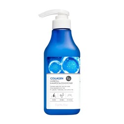 Шампунь-кондиционер для волос FarmStay Collagen Water Full Shampoo & Conditioner