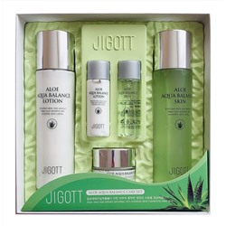 Набор для лица с экстрактом алоэ Jigott Aloe Aqua Balance Skin Care 3Set