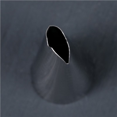 Насадка кондитерская «Лепесток», d=2,5 см, выход 1,4 см, нержавеющая сталь