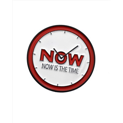 Металлический значок "Время действовать Now"