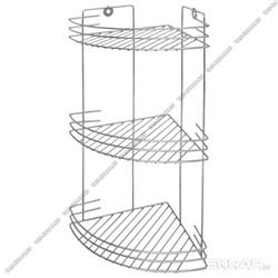 Полка настен 3-х ярус,углов. (19х19 h40см) борт 3п