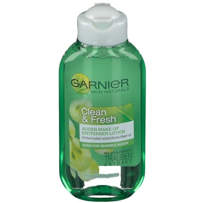 GARNIER (ГАРНЬЕ) Clean & Fresh Augenmake-up Entferner Lotion 125 мл