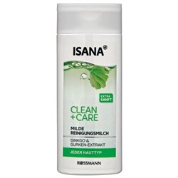Isana Clean & Care milde Reinigungsmilch Очищающее молочко Очищение и восстановление для всех типов кожи 200 г