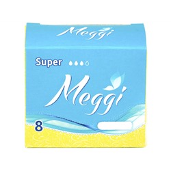 Meggi. Гигиенические тампоны Super 8 шт