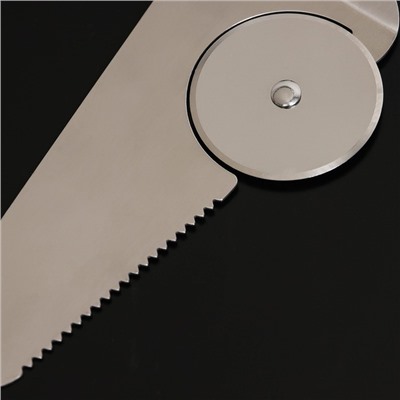 Нож-лопатка для пиццы Доляна «Металлик», 27 см, 410 сталь, цвет серебряный