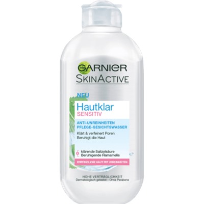 Garnier Hautklar Очищающая вода для лица, для чувствительной кожи, 200 мл