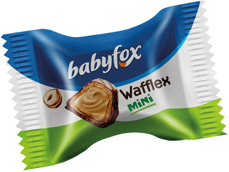 Купить конфеты мини. «Babyfox», вафельные конфеты WAFFLEX Mini. «Babyfox», вафельные конфеты WAFFLEX Mini (коробка 2 кг). Конфеты вафельные Baby Fox bueno 100г. Конфеты Baby Fox Waffles Mini.