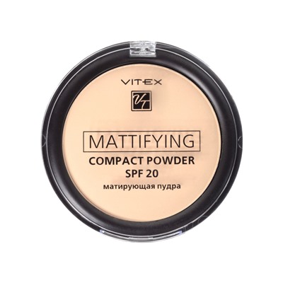 Витэкс  Mattifying compac Матирующая компактная пудра для лица , тон 03