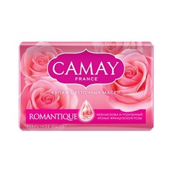 CAMAY Мыло ROMANTIQUE аромат французской розы 85 гр