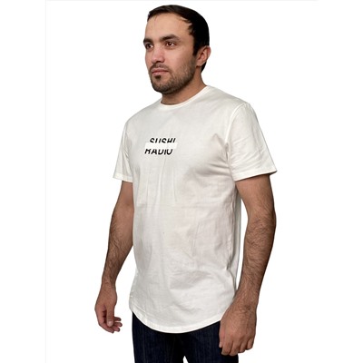 Мужская футболка Sushi Radio хлопок – та самая идеальная белая модель – святой Грааль мужского гардероба №280