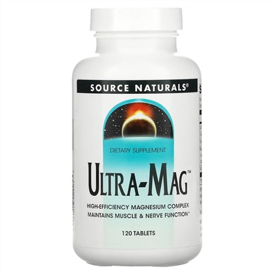 Source Naturals, Ultra-Mag, 120 таблеток