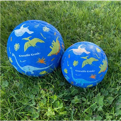 Мяч Crocodile Creek «Динозавр», голубой, 13 см 21273