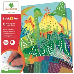 Набор для декорирования Sycomore Stick&Fun «Динозавры» CRE7007