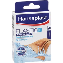 Hansaplast Пластырь пластинки Elastic Waterproof wasserdicht, 20 шт