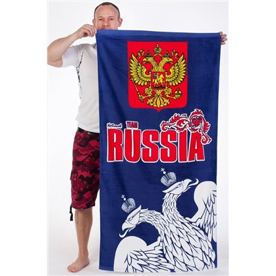 Полотенце RUSSIA «Двуглавый орёл» – подарочная серия для истинных патриотов! №3