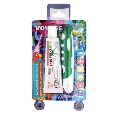 VILSEN Зубная щётка Дорожный набор ВОЯЖ  арт F002+Toothpaste