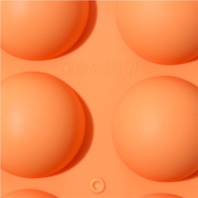 Форма силиконовая для леденцов «Чупик», 19,5×11,7×3,5 см, 8 ячеек, 2 части, с палочками, цвет МИКС