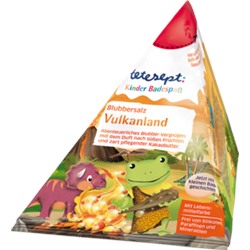 tetesept Kinder Badespaß Blubbersalz "Vulkanland" Детское средство для ванной Blubbersalz Vulkan Land, 50 г