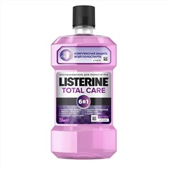 Listerine Ополаскиватель д/полости рта "Totai Care" 6в1 комплексная защита 250мл