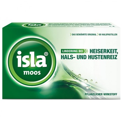 isla(исла) moos Pastillen 60 шт