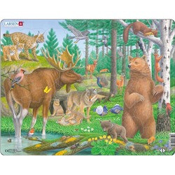 Пазл Larsen «Лесные животные», 29 эл. FH36