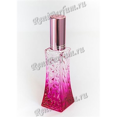 RENI Селена 30 мл., цветное стекло, розовый + розовый металл помпа