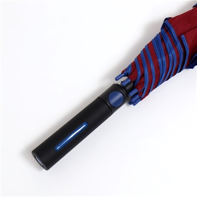 Зонт - трость полуавтоматический «Кант», 8 спиц, R = 60 см, ветроустойчивый, цвет МИКС