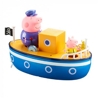 Свинка Пеппа. Игровой набор для ванны "Корабль дедушки Пеппы".TM Peppa Pig