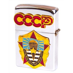 Классическая зажигалка Zippo бензиновая "ВДВ СССР" - эргономичный корпус, эффектная накладка, честная цена