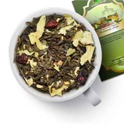 Чай зеленый"Медовый сбор"  Зеленый чай с кусочками яблока, шиповника и липы, украшенный цветками бессмертника с медово-молочным ароматом. 984