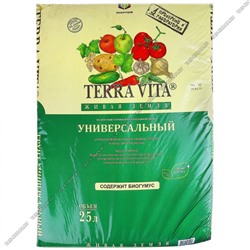 Грунт TERRA VITA "Живая Земля" УНИВЕРСАЛ 25л (д/ов