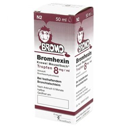 Bromhexin (Бромгексин) Krewel Meuselbach Tropfen 8mg/ml 50 мл