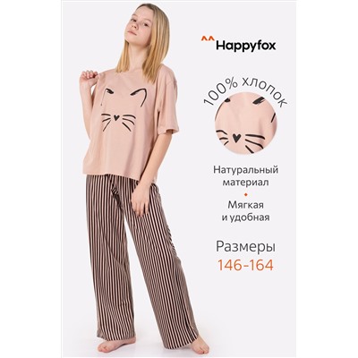 Пижама для девочки Happy Fox