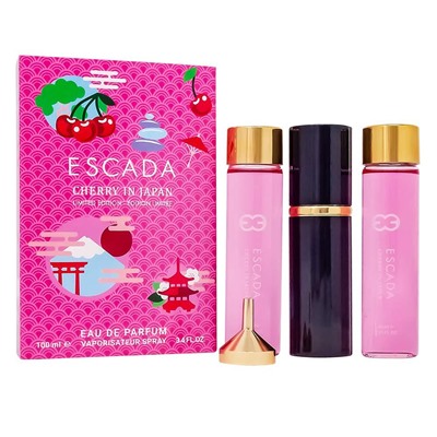 Парфюмерный набор Escada Cherry In Japan 3в1 100мл