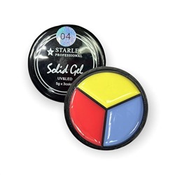 Твёрдый гель лак Starlet Solid Gel 3 color Starlet Professional 5мл №04