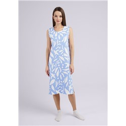 Платье женское для дома CLE LDR24-1103 голубой/молочный