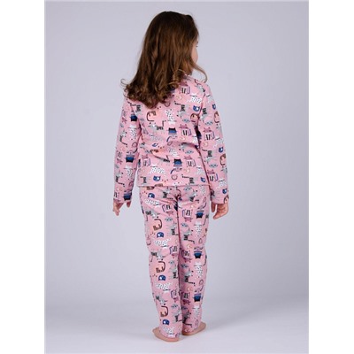 Пижама, домашний костюм ДК-101-розовый