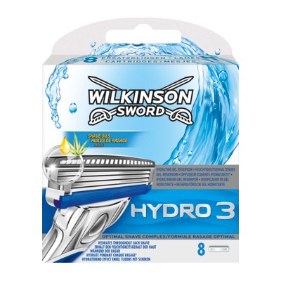 Wilkinson Hydro 3 Лезвия для бритвы, 8 шт