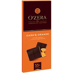 «OZera», шоколад горький с апельсиновым маслом Dark&Orange, 90 г