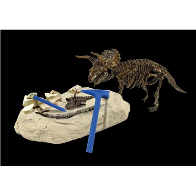 Набор для экспериментов KONIK Science «Раскопки ископаемых животных. Трицератопс» SSE020