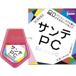 Santen PC - Капли для глаз от компьютерной усталости, 12мл(4987084411983)