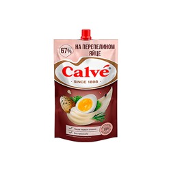 «Calve», майонез «На перепелином яйце» 67%, 400 г