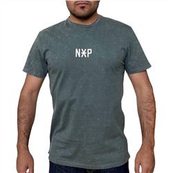 Серая мужская футболка NXP – бунтарский стиль легендарного Курта Кобейна №290