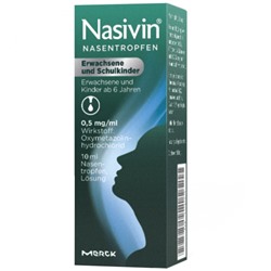 Nasivin (Насивин) Nasentropfen fur Erwachsene und Schulkinder 10 мл