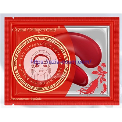 Гидрогелевые маски-патчи  для глаз с лифтинг эффектом «Красный Женьшень»(21514)