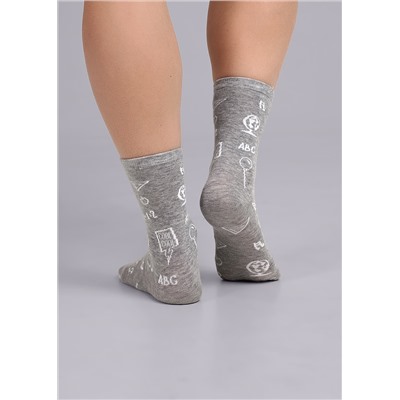 Носки детские CLE С1500 20-22, 22 меланж серый